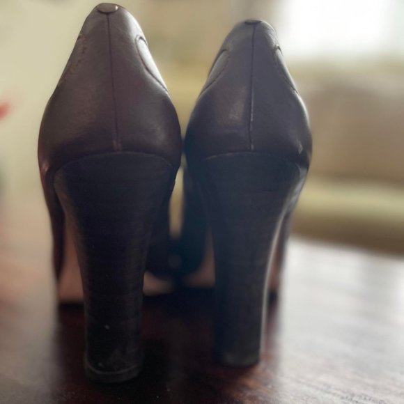 Ted Baker London Embroidered Leather Pumps - Picture 3 of 6